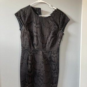 Snakeskin Print dress